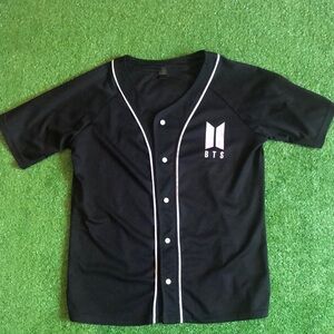 Black BTS girl’s Baseball Shirt